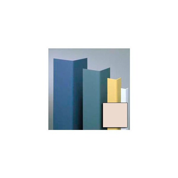 Pawling Vinyl Surface Mounted Corner Guard, 90Deg Corner, 1-1/2" Wings, 8' Height, Taupe, Undrilled CGU-12-8-176 - main